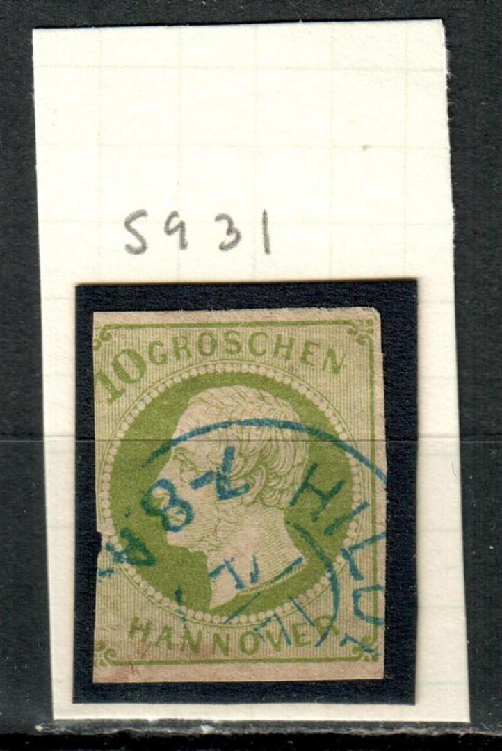 HANOVER 1839 Definitive 10gr Olive-Green. From the collection of H Pies-Lintz. - 77464 - FU image 0