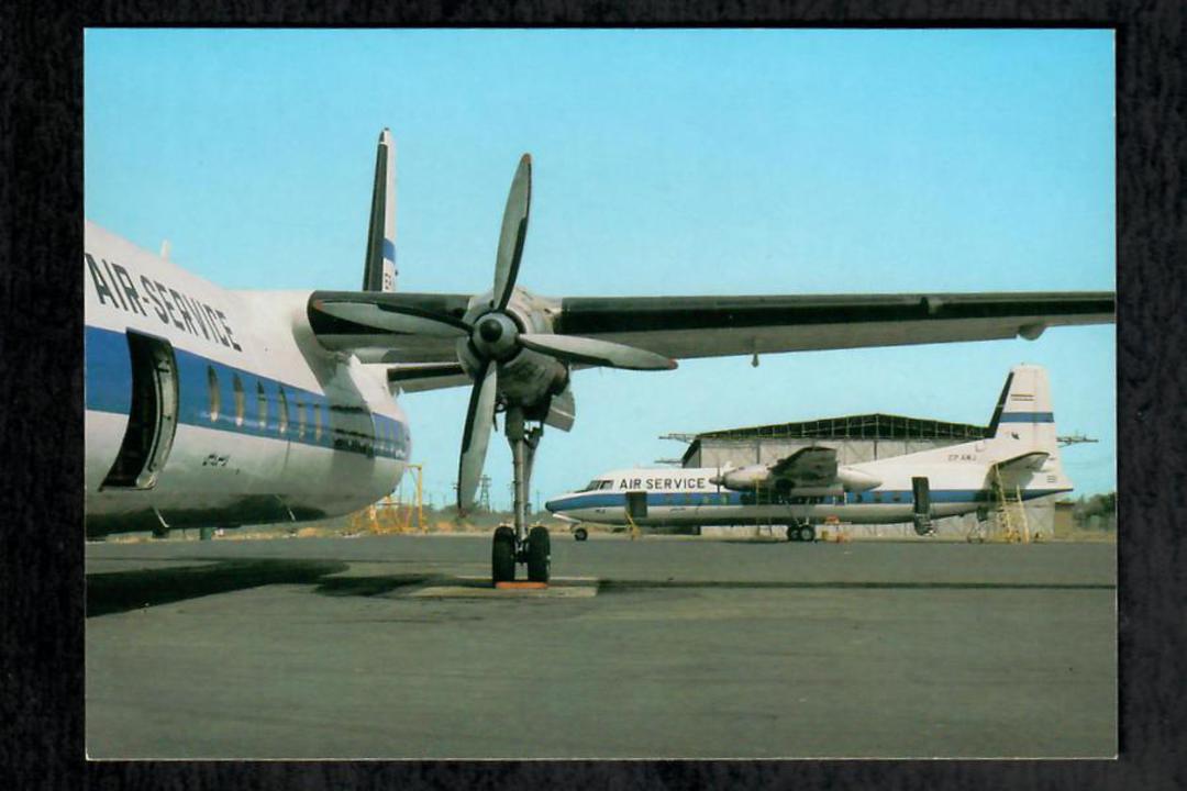 Modern Coloured Postcard of Fairchild Hiller FH-227B. - 444879 - Postcard image 0