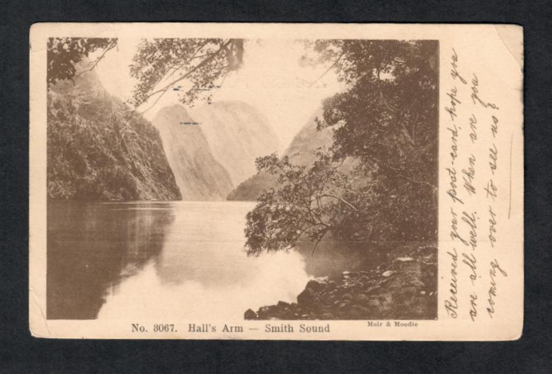 Early Undivided Postcard by Muir & Moodie of Halls Arm Smith Sound. - 49823 - Postcard image 0