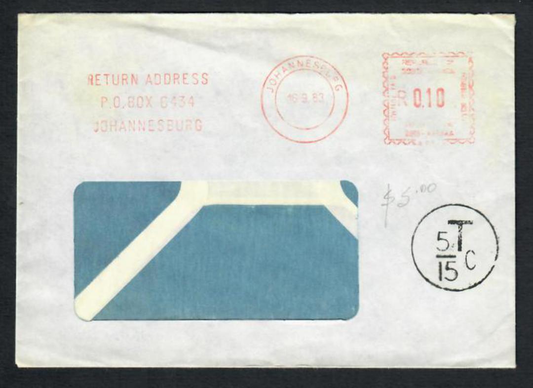 SOUTH AFRICA 1983 Cover. Postage Due marking. - 30659 image 0