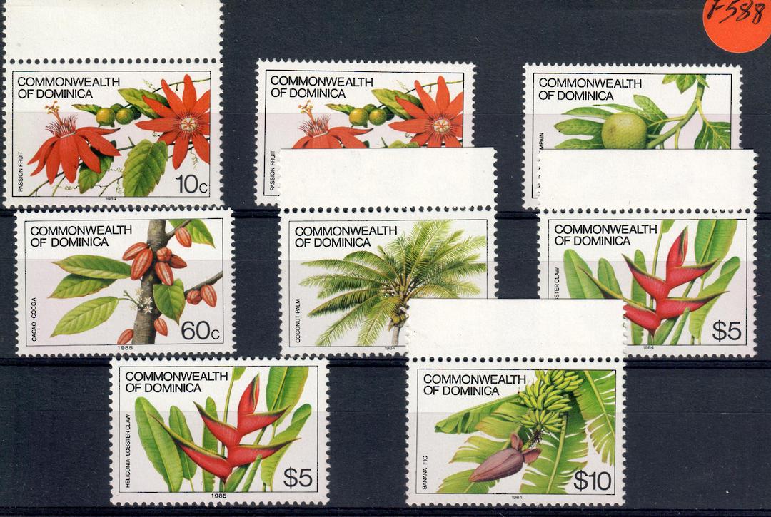 DOMINICA 1981 Definitives Plant Life. Set of 6. With imprint dates. A couple of extras. - 20889 - UHM image 0