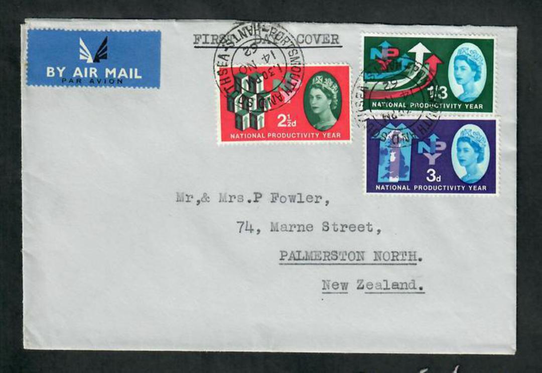 GREAT BRITAIN 1962 National Productivity Year first day cover. - 30331 - FDC image 0