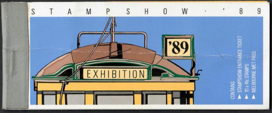 AUSTRALIA 1980 Stampshow '89 International Stamp Exhibition. Booklet. A nasty crease. Face $A8.00. - 25804 - Booklet image 0