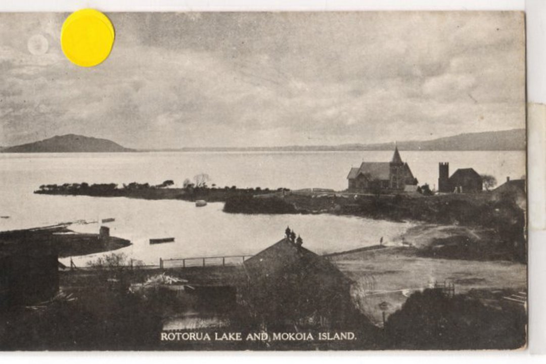 Real Photograph of Rotorua Lake and Mokoia Island. - 245978 - Postcard image 0