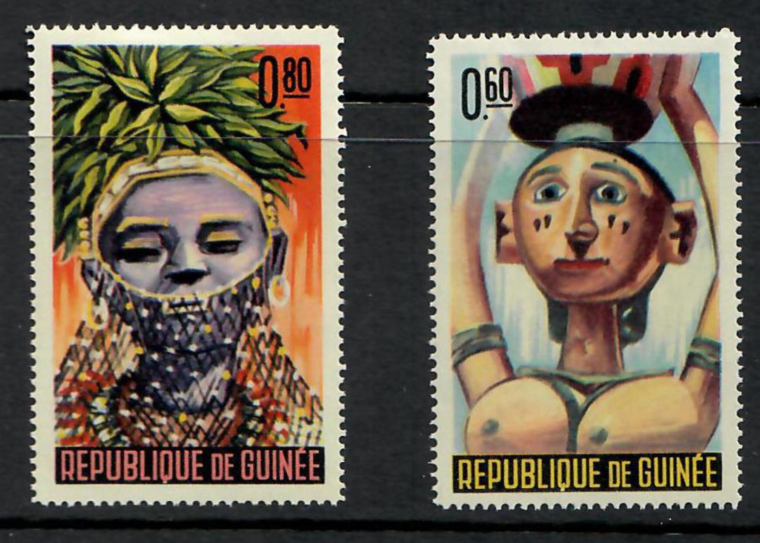 GUINEA 1965 Masks and Dancers. Set of 12. - 24934 - Mint image 2
