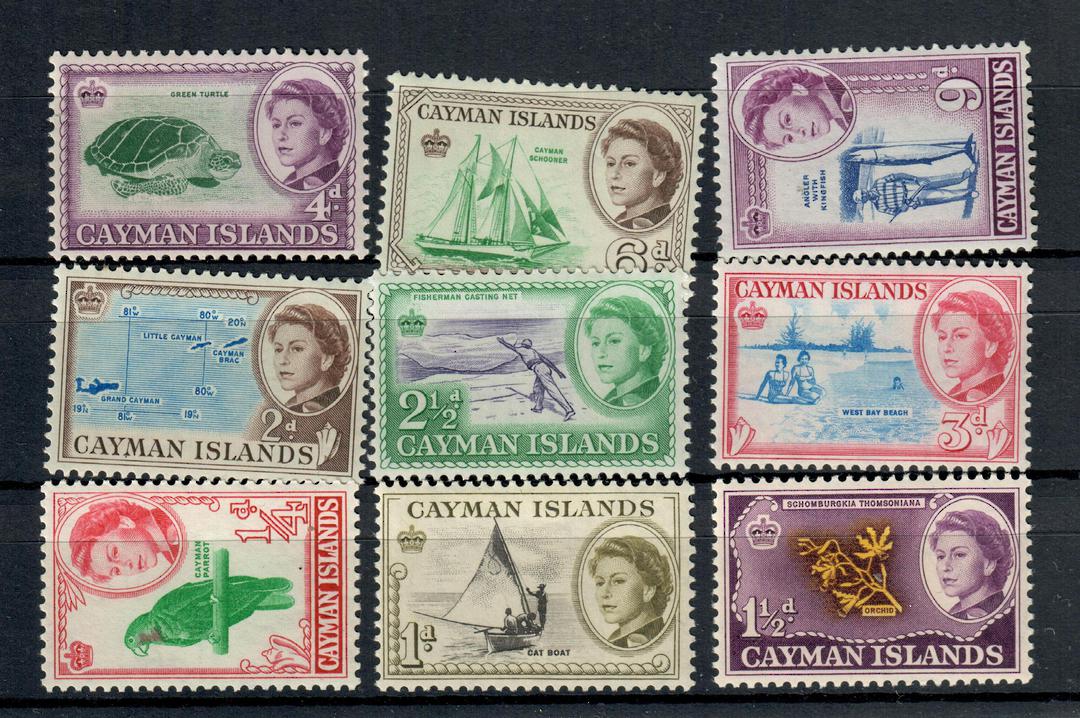 CAYMAN ISLANDS 1962 Elizabeth 2nd Definitives. Set of 15. - 20882 - UHM image 0