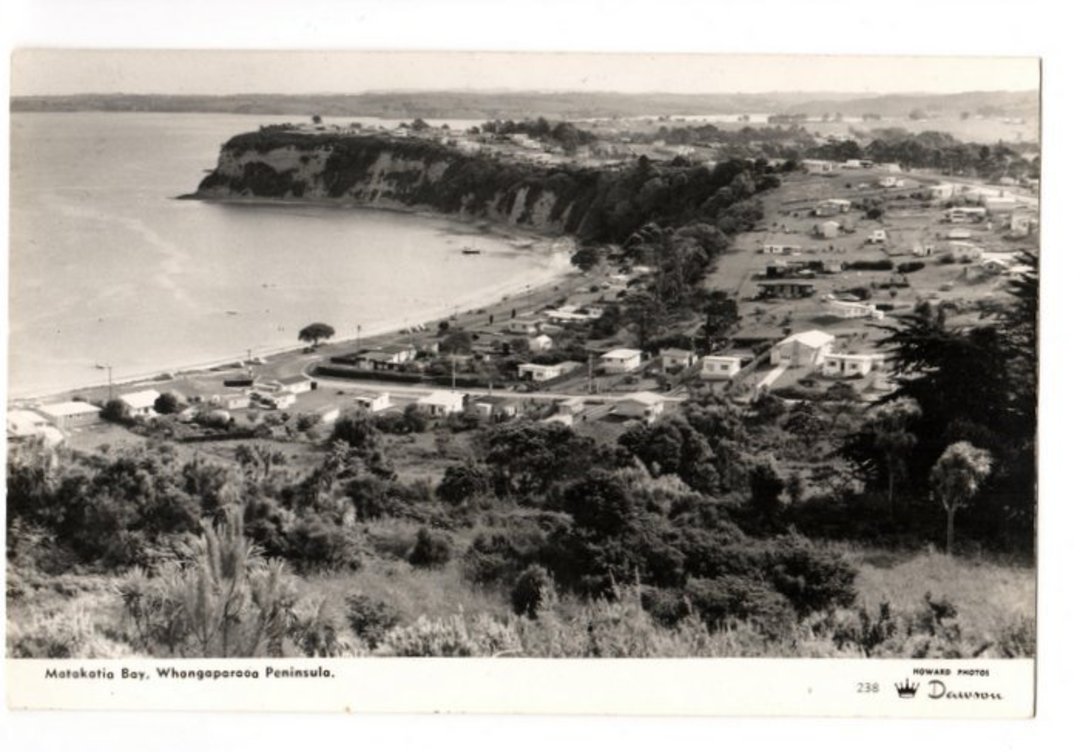Real Photograph by Dawson of Matakatia Bay Whangaparoa Peninsula. - 45131 - Postcard image 0