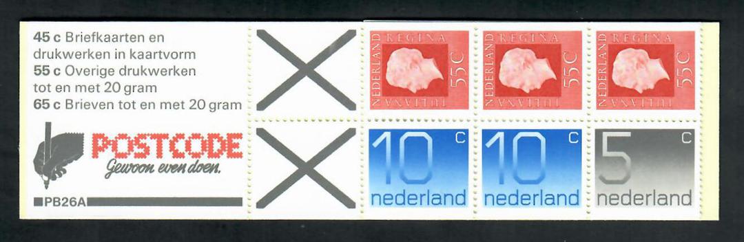 NETHERLANDS 1981 Booklet containing one pane of SG 1226ag. - 20569 - Booklet image 0