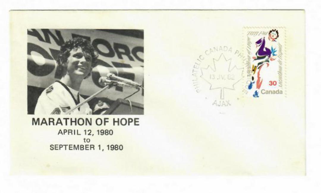 CANADA 1982 Marathon of Hope on first day cover. - 32076 - FDC image 0