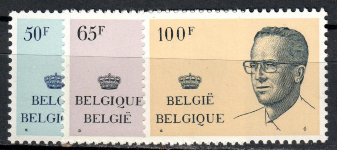 BELGIUM 1981 Definitives. Set of 3. - 84311 - UHM image 0