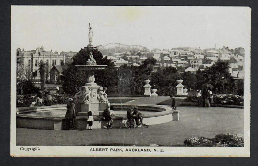 Real Photograph of Albert Park Auckland. - 45215 - Postcard image 0