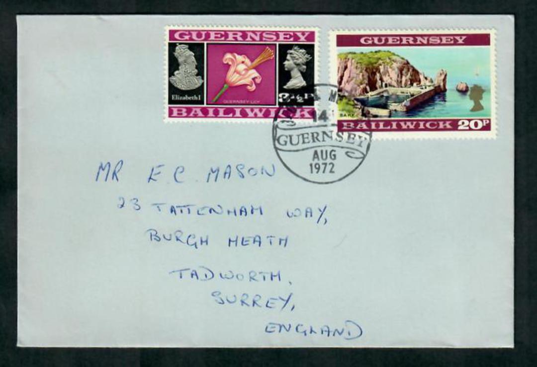 GUERNSEY 1972 Letter to England. - 31786 - PostalHist image 0