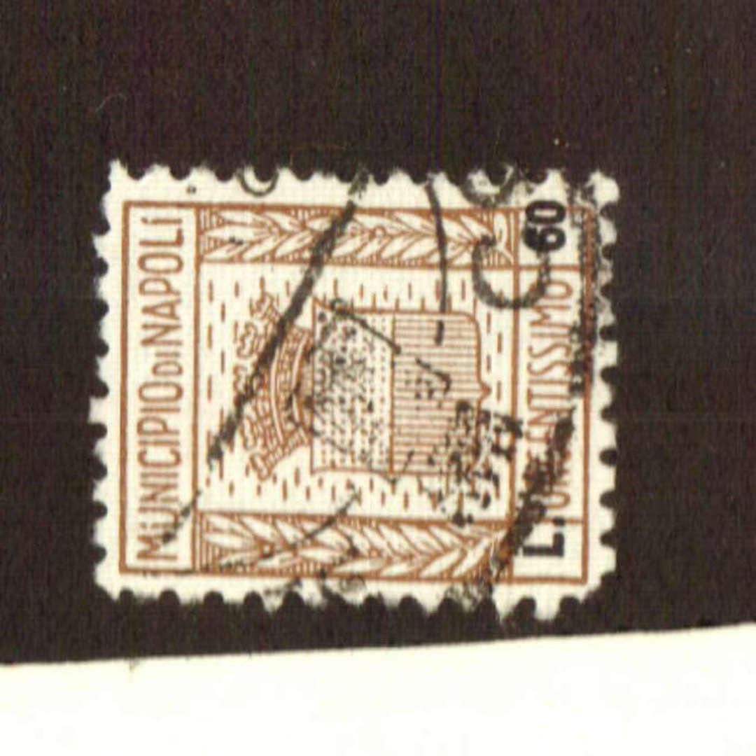 NAPLES Local Post 60 lire Brown. - 71105 - Used image 0