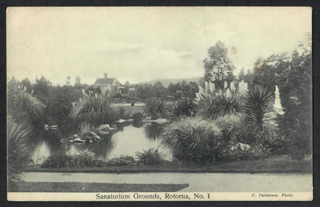 Postcard by Parkerson of Sanatorium Rotorua. No 1. - 45995 - Postcard image 0