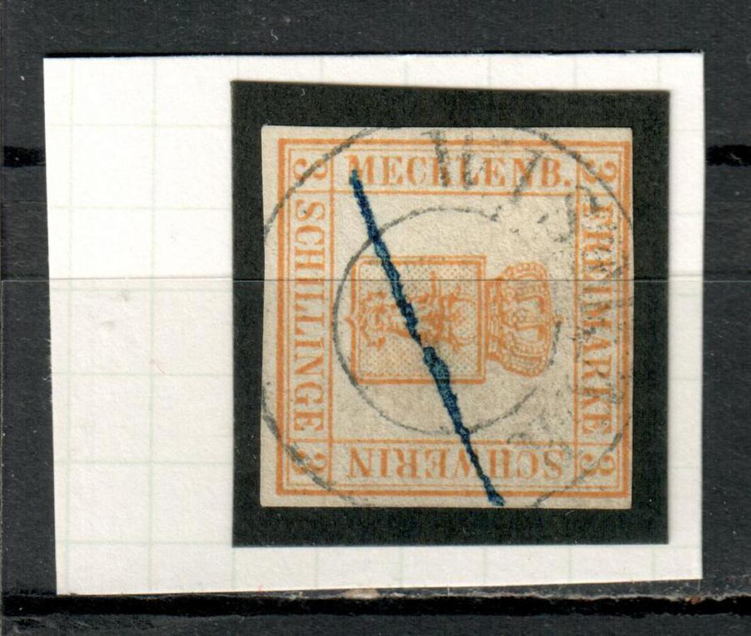 MECKLENBURG-SCHWERIN 1856 Definitive 3s Yellow. From the collection of H Pies-Lintz. - 77000 - GU image 0