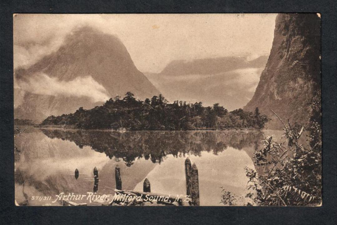 Postcard of Arthur River Milford Sound. - 49826 - Postcard image 0