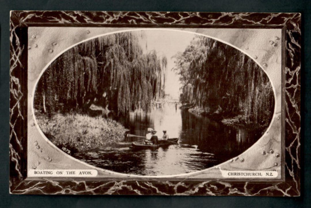 Real Photograph of Boating on the Avon. - 48457 - Postcard image 0