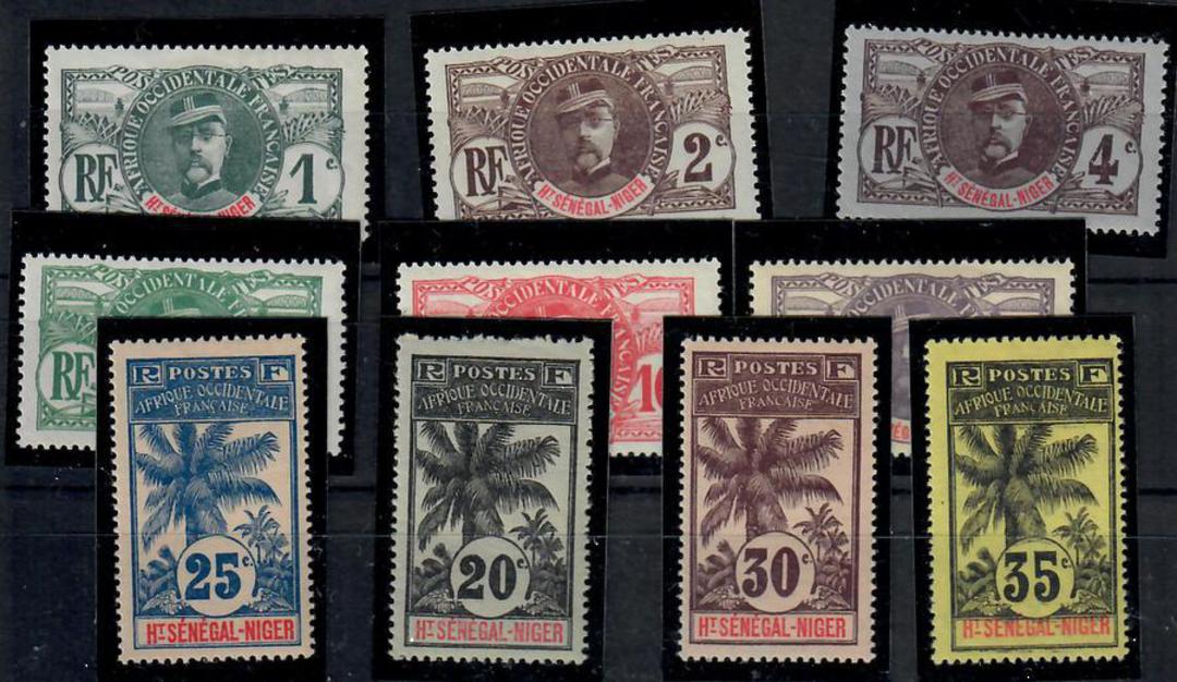 UPPER SENEGAL and NIGER 1906 Definitives. Set of 17. - 22322 - Mint image 0