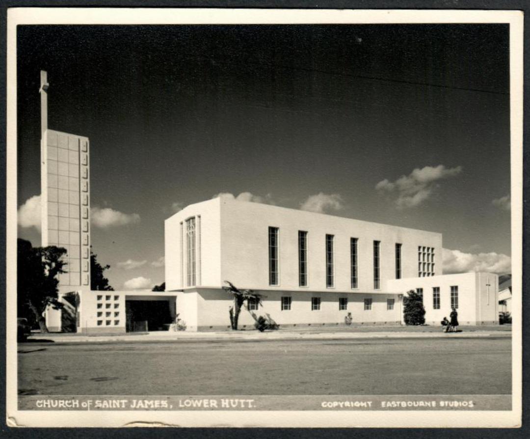 LOWER HUTT Church of StJames. Real Photograph - 47342 - Postcard image 0