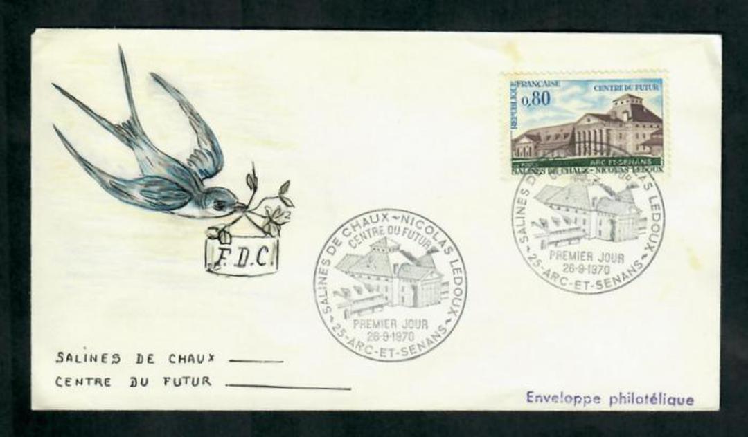 FRANCE 1970 Royal Salt Springs on first day cover. - 31264 - FDC image 0