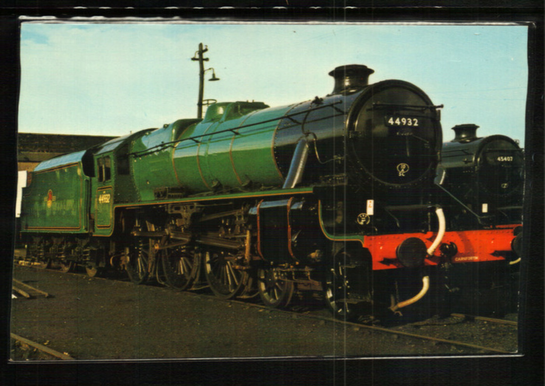 Modern Coloured Postcard of LMS Class 5 4-6-0 #44932. - 440008 - Postcard image 0