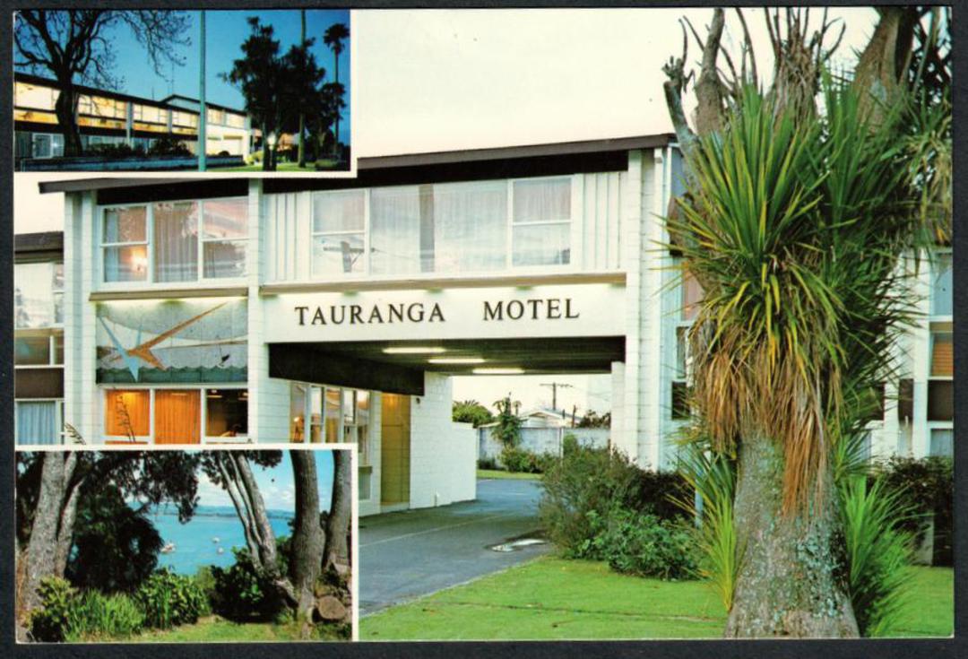 TAURANGA Motel. Modern Coloured Advertising Postcard. - 446306 - Postcard image 0