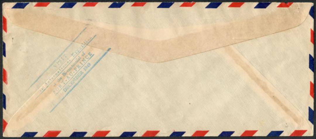 HAITI 1949 Airmail Letter to USA Nice cachet on the reverse. - 134909 - PostalHist image 1