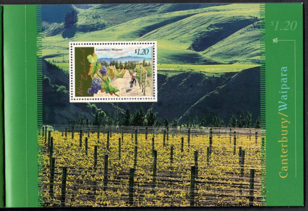 NEW ZEALAND 1997 Vineyards. Booket with special miniature sheets. - 135002 - Booklet image 4