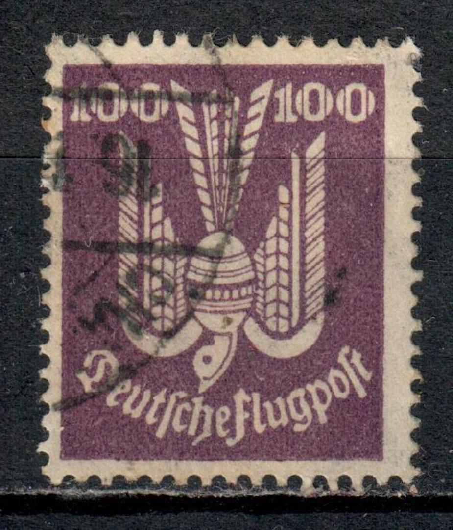 GERMANY 1924 Air 100pf Dull Violet. - 76055 - FU image 0
