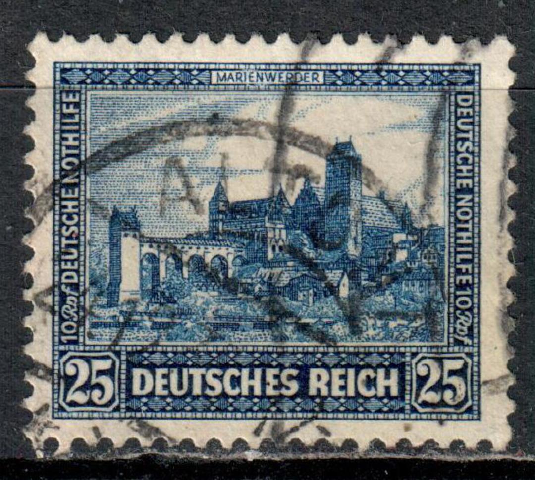 GERMANY 1931 Welfare Fund 25pf + 10pf Blue. - 9387 - Used image 0