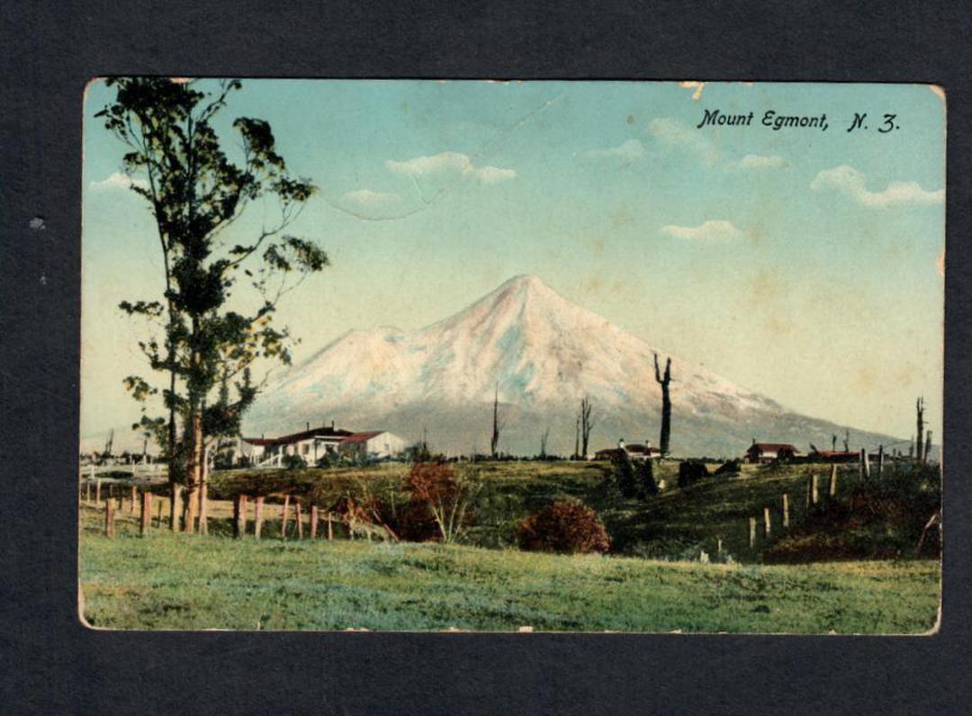 Coloured postcard of Mount Egmont. - 46921 - Postcard image 0
