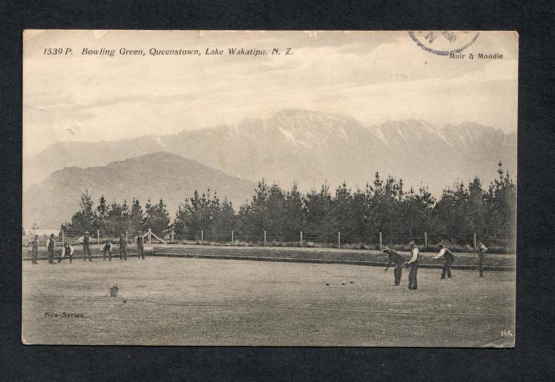 Postcard of Bowling Green Queenstown. - 49404 - Postcard image 0