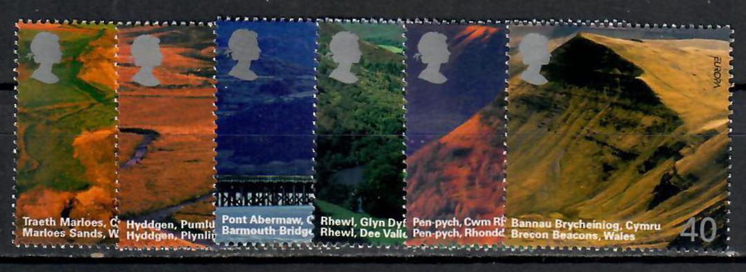 GREAT BRITAIN 2004 A British Journey Wales. Set of 6. - 88334 - UHM image 0