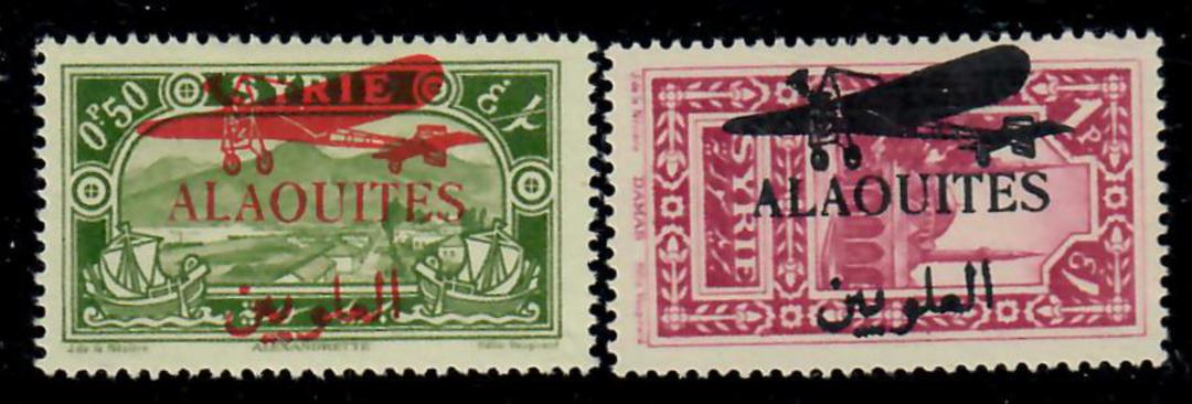 LATAKIA State of the Alouites 1929 Air. Set of 5. - 22316 - Mint image 1