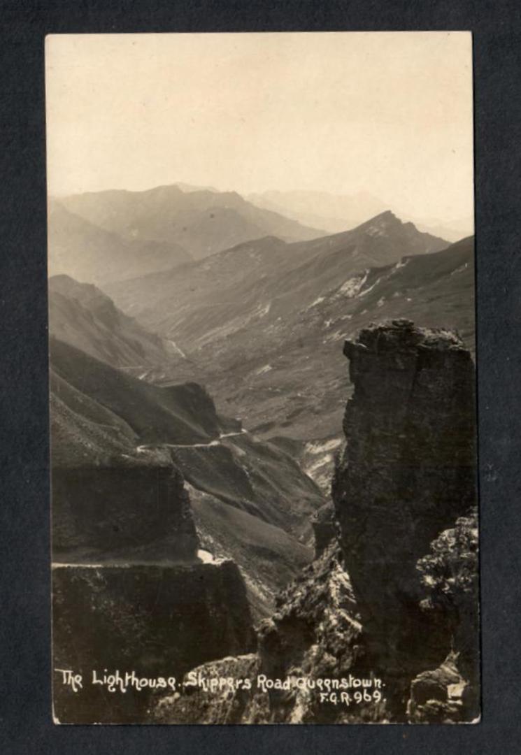 Real Photograph by Radcliffe of The Lighthouse Skippers Road Queenstown. - 49475 - Postcard image 0