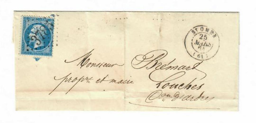 FRANCE 1864 Letter from St Omer. - 30493 - PostalHist image 0