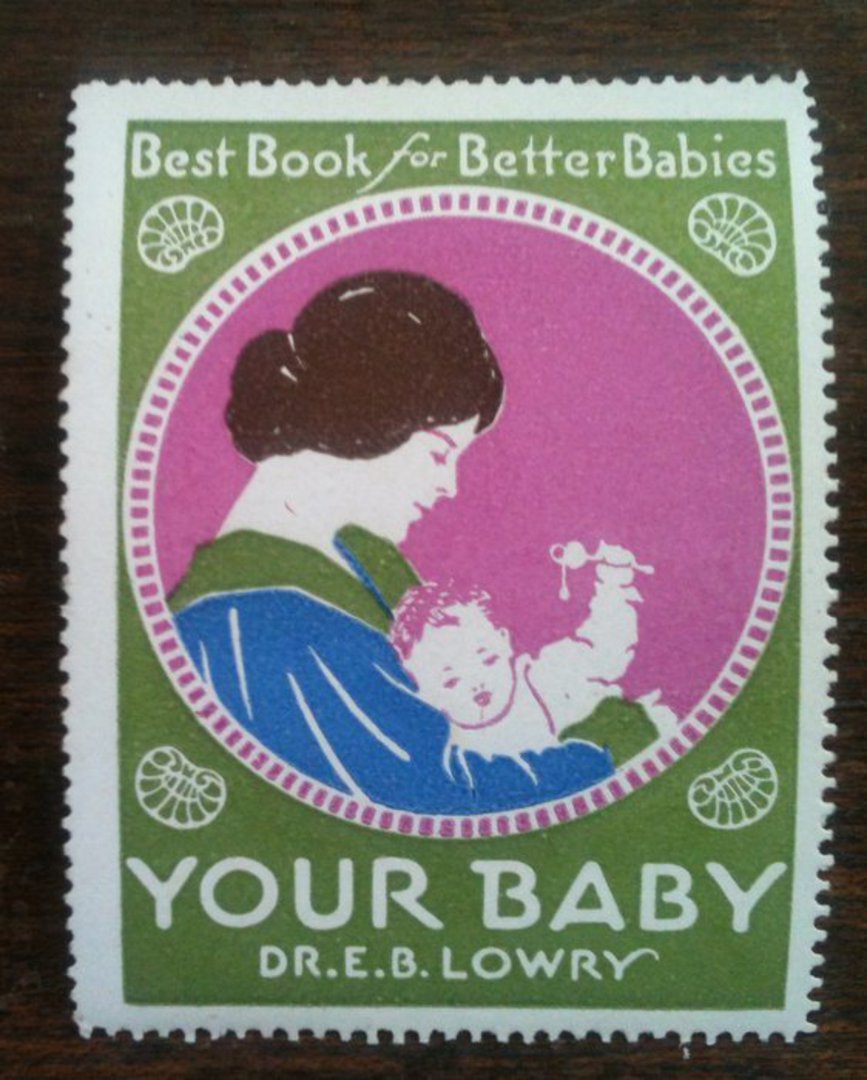 GREAT BRITAIN Your Baby by Dr E B Lowry. Label. - 73825 - Cinderellas image 0