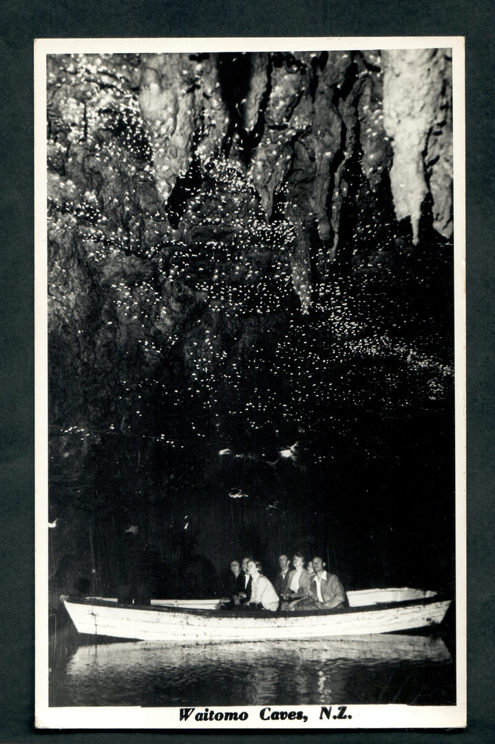 Real Photograph by N S Seaward of Waitomo Caves. - 46451 - Postcard image 0