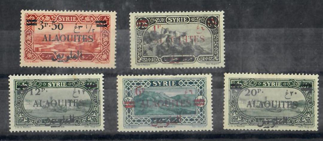 ALAOUITES 19266 Definitives. Set of 5. - 25329 - Mint image 0