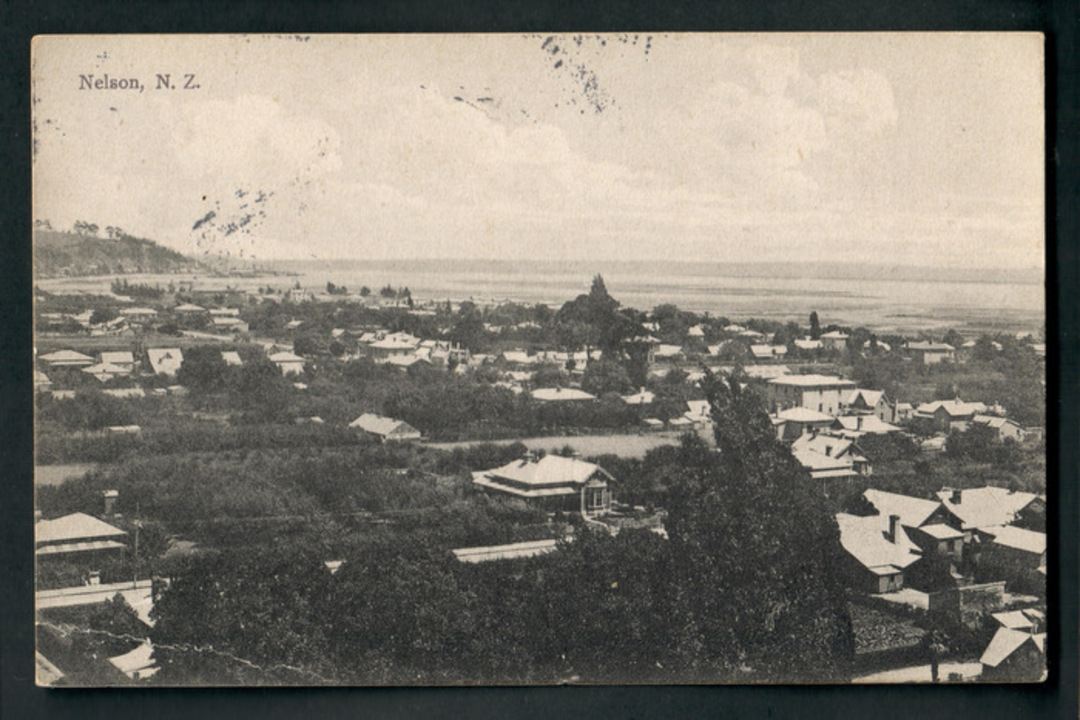 Postcard of Nelson with NELSON concentric circle postmark. - 48611 - Postcard image 0