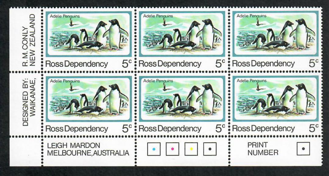 ROSS DEPENDENCY 1982 Definitives. Set of 6 in Plate Blocks. - 21832 - UHM image 5