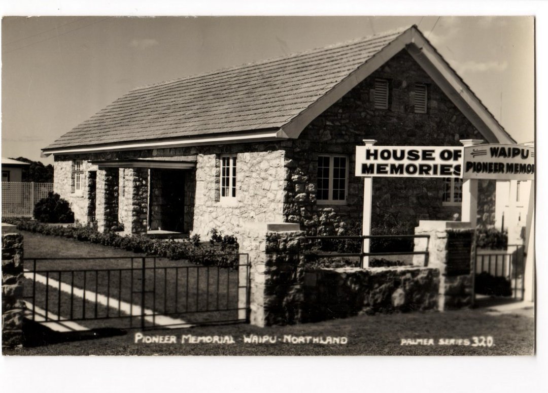 Real Photograph by T G Palmer & Son of Pioneer Memorial (House of Memories) Waipu. - 44888 - image 0