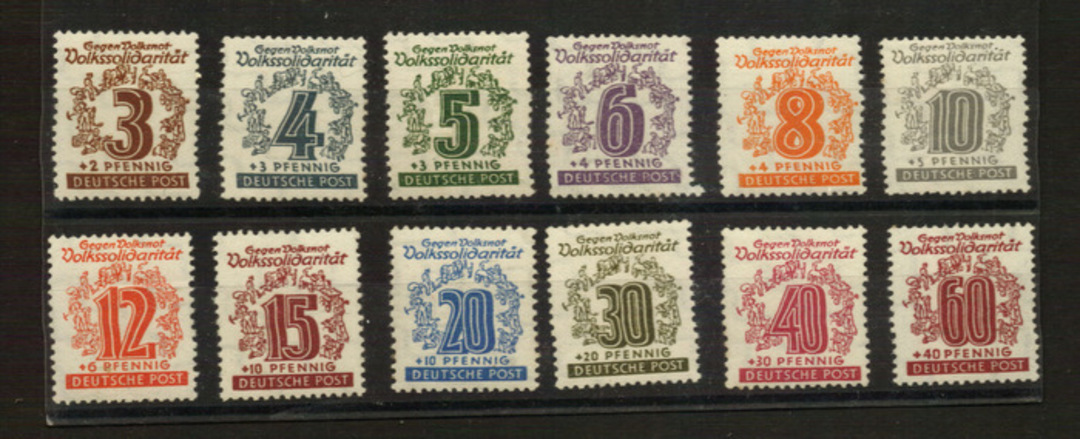 WEST GERMANY 1981 Postage Labels. Set of 14. - 21155 - UHM image 0