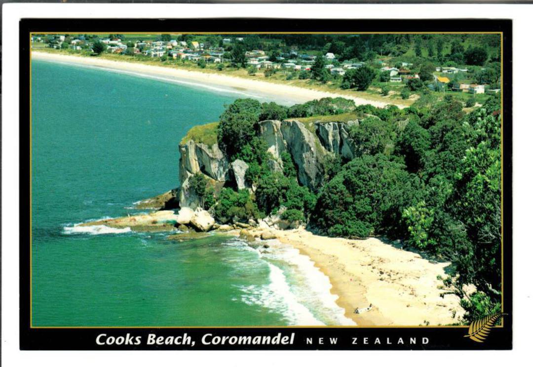 Modern Coloured postcard by PPL of Hastings of Cooks Beach Coromandel Peninsula. - 446537 - Postcard image 0