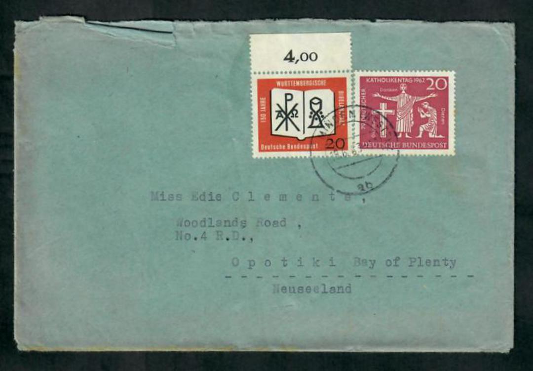 WEST GERMANY 1963 Letter to New Zealand. - 31345 - PostalHist image 0