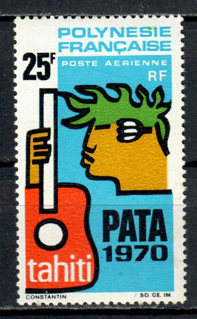 FRENCH POLYNESIA 1969 PATA Congress 25f Multicoloured. Very lightly hinged. - 75366 - LHM image 0