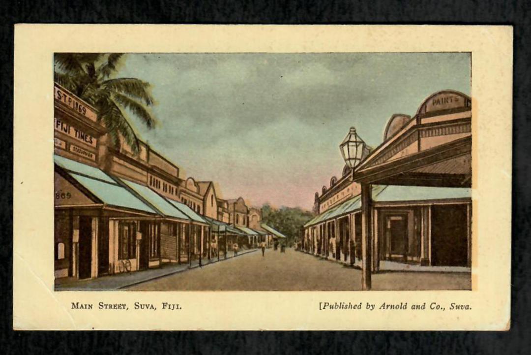 FUJI Coloured Postcard of Main Street Suva. - 243892 - Postcard image 0