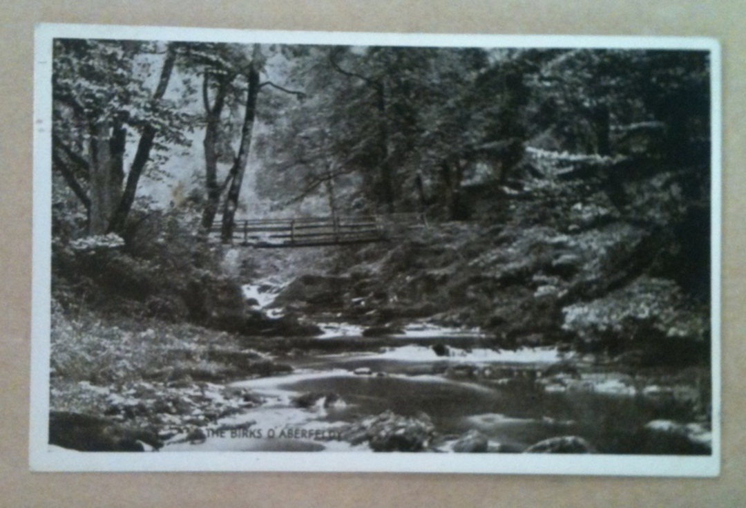 Real Photograph of The Birks o' Aberfeldy. - 242562 - Postcard image 0