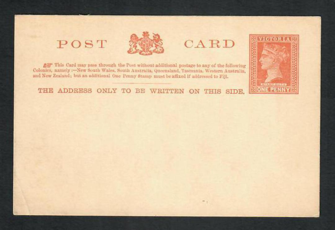VICTORIA Queen Victoria Postcard 1d Brown. - 32215 - PostalStaty image 0