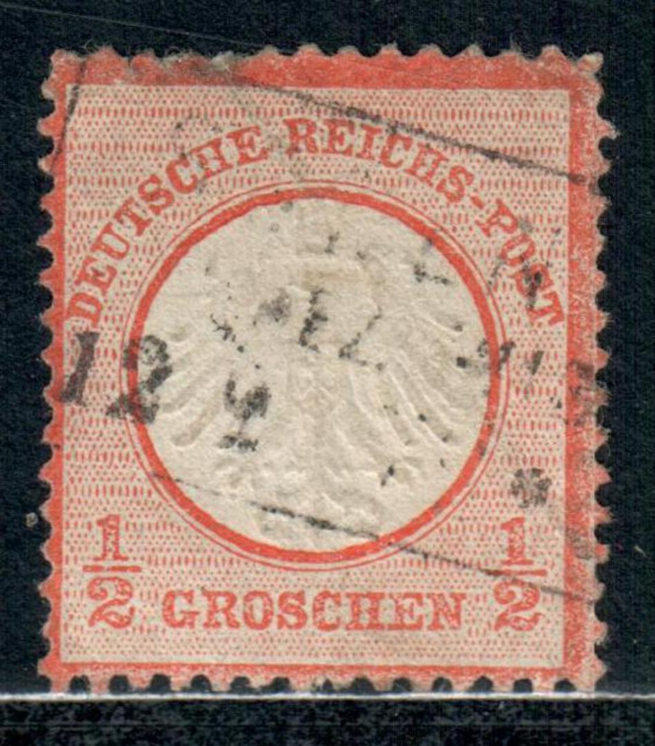 GERMANY 1872 Definitive ½g Orange-Vermilion. Light postmark. - 71506 - FU image 0